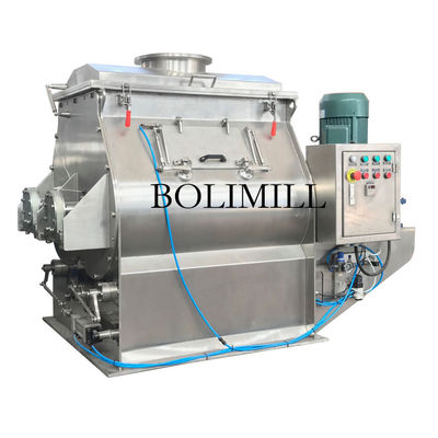 comprar SS304 Industrial Powder Mixer 1000L Paddle Twin-Shaft 11kW online manufacture