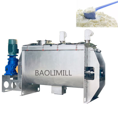 comprar Stainless Steel 3000L Capacity Horizontal Ribbon Mixer with 220-660V Voltage and 22kW Power for Food and Chemical Powder Mixing online manufacture