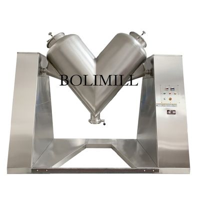 comprar Small 180L Capacity Dry Powder Mixing V Type Mixer Machine with 1.5 kW Power and 1 Year Warranty online manufacture