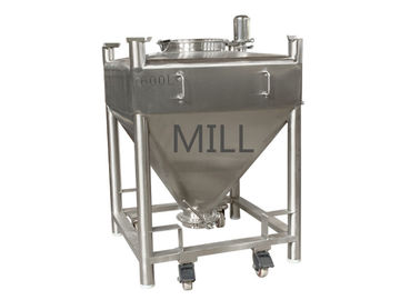 comprar tanque de aço inoxidável do grânulo do totalizador do pó do vácuo de 1000L IBC para o transporte online manufacture